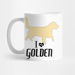 Golden Retriever Pattern in Brown Golden Retrievers Dog Patterns Mug